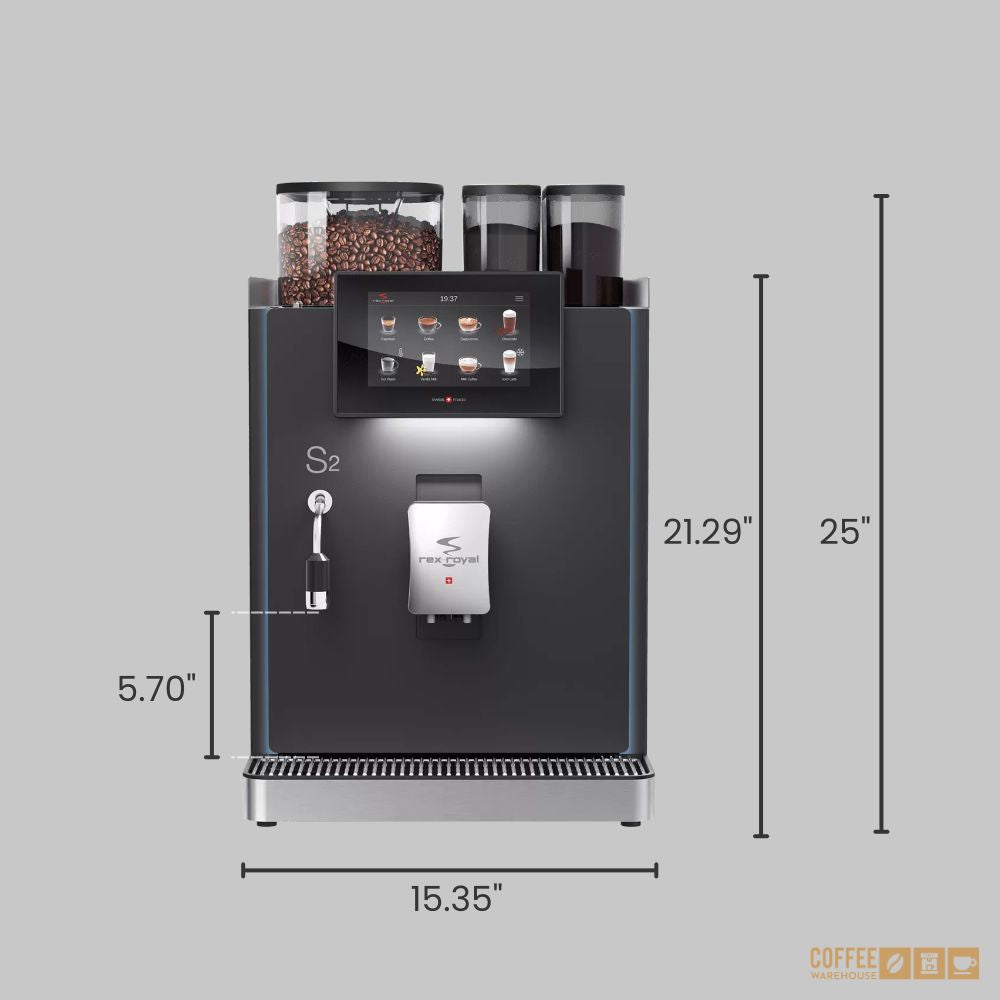 Rex-Royal S2 MCTI Commercial Super Automatic Coffee Machine
