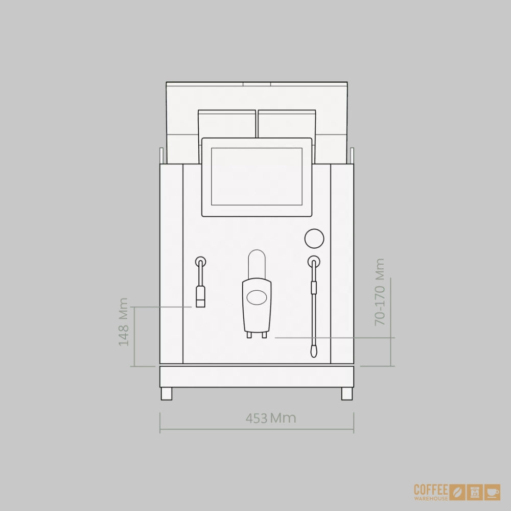 Rex-Royal S500 CST Commercial Super Automatic Coffee Machine