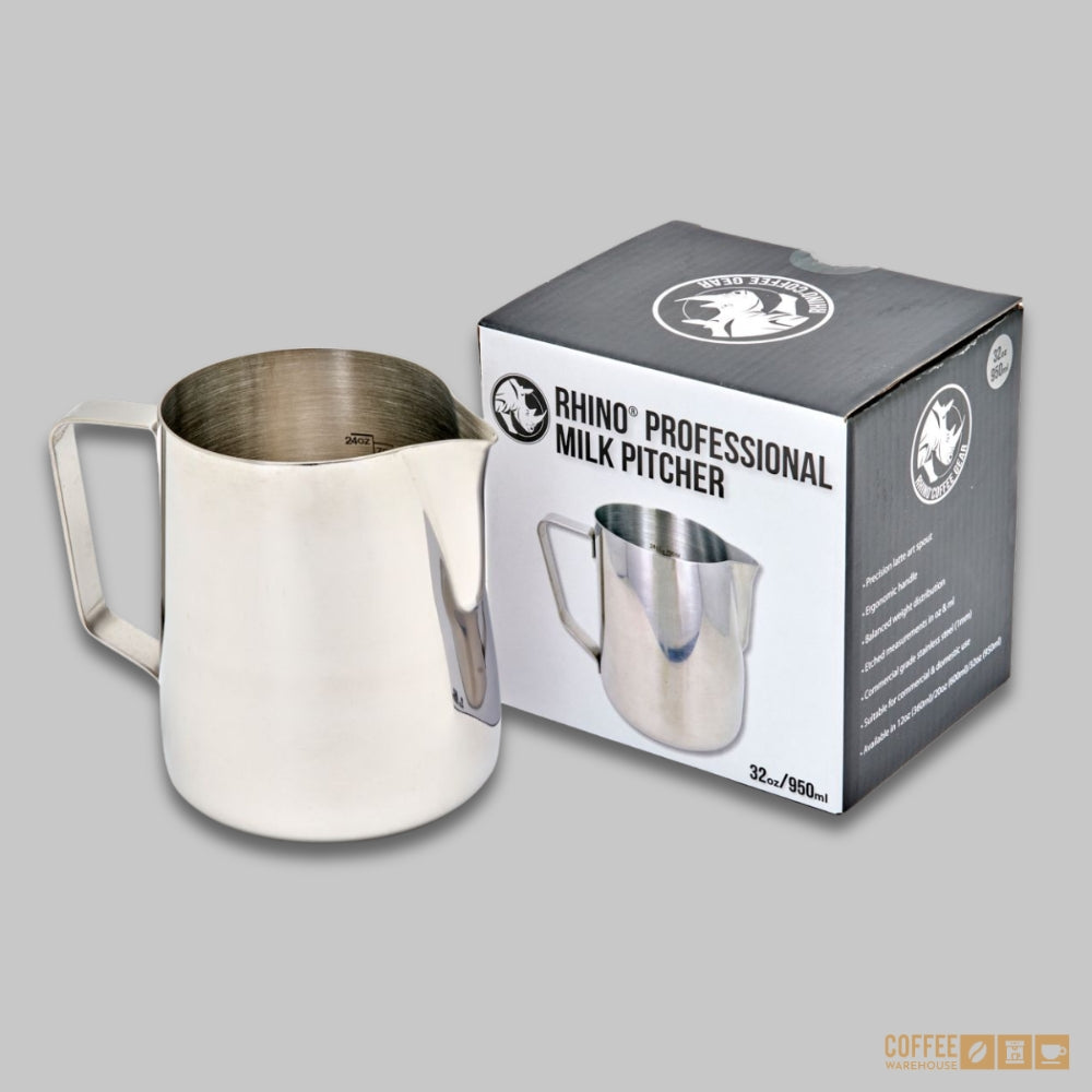 Rhino Professional Milk Pitcher - 950ml/32oz