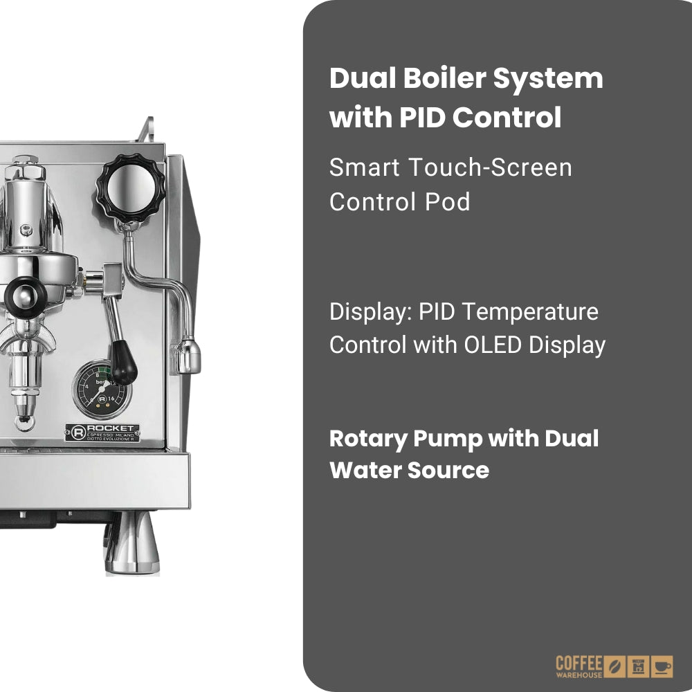 Rocket Giotto Type R (PID) Shot Timer Espresso Machine