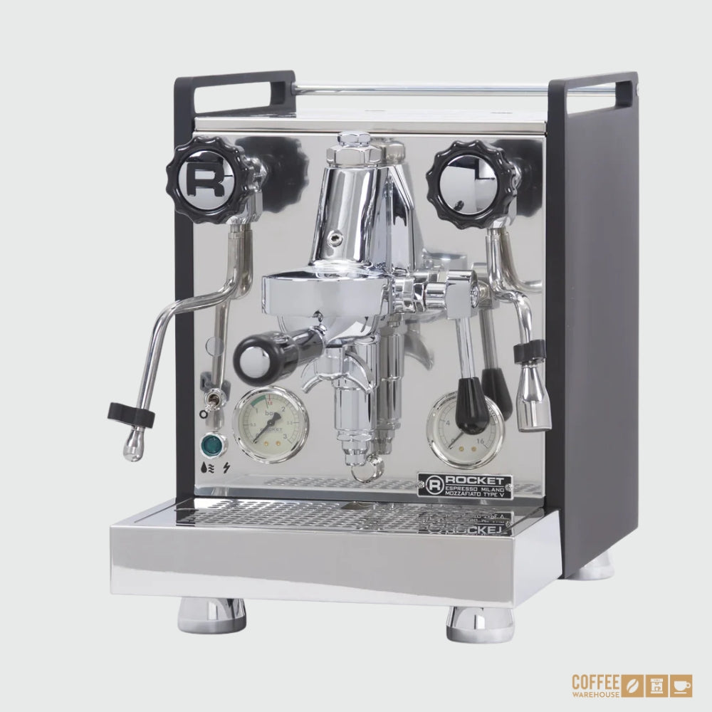 Rocket Mozzafiato Type V (PID) Shot Timer Espresso Machine- Black