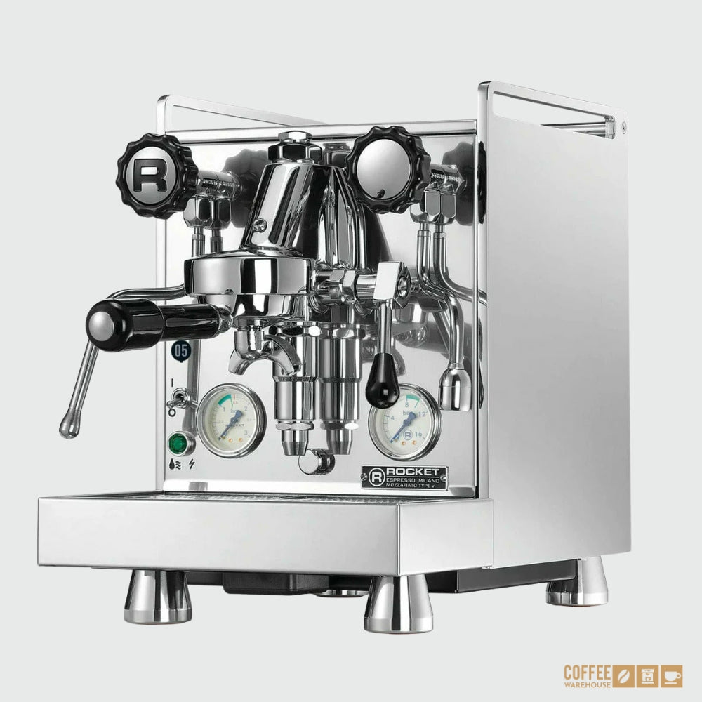 Rocket Mozzafiato Type V (PID) Shot Timer Espresso Machine - Chrome
