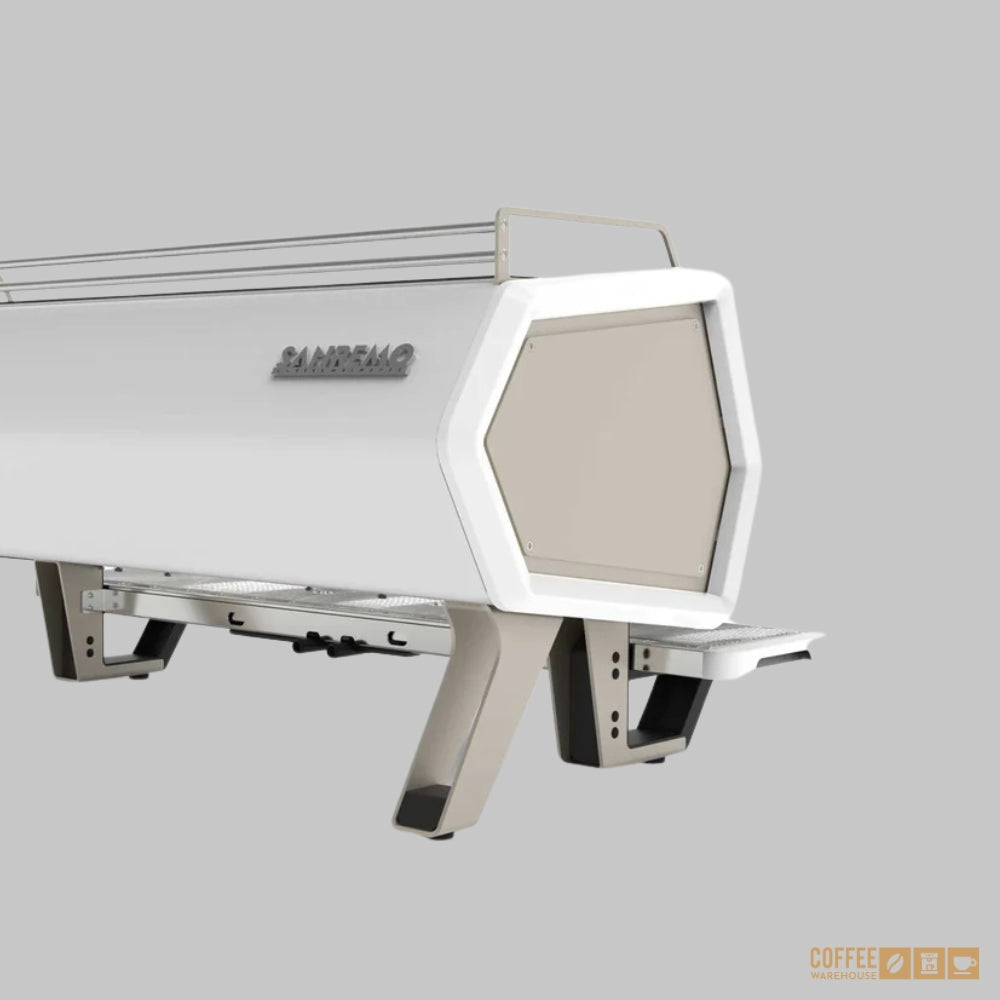 Sanremo D8 Pro 2gr White and Champaign espresso machine