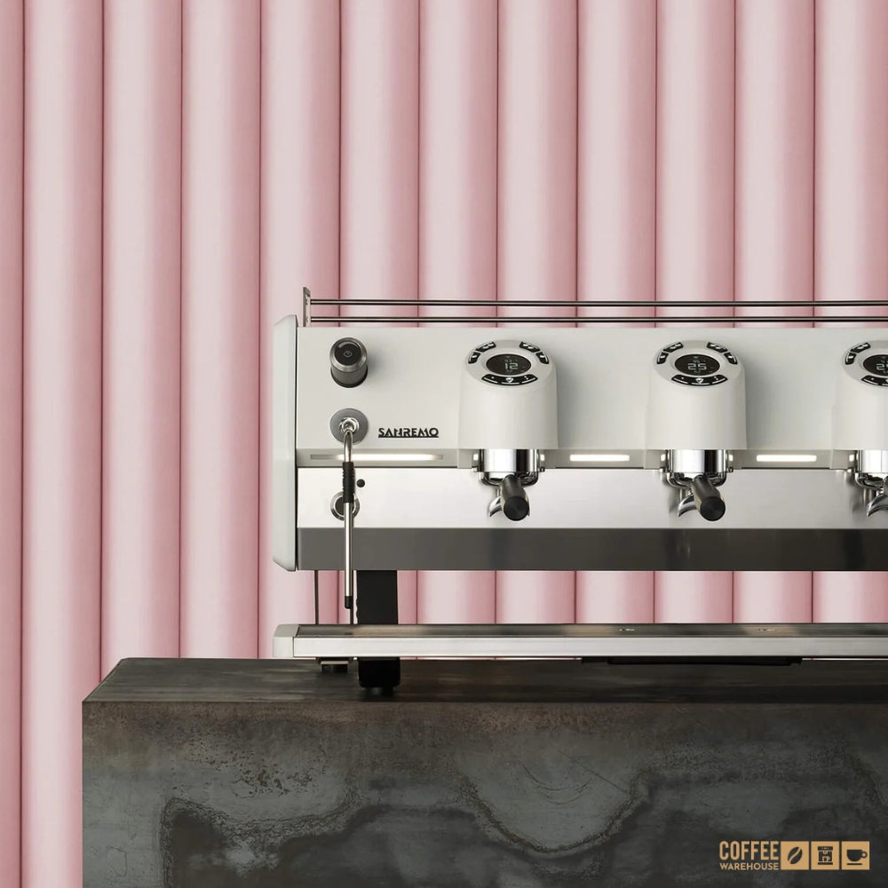 Sanremo D8 Pro 3gr White and Champaign Espresso machine