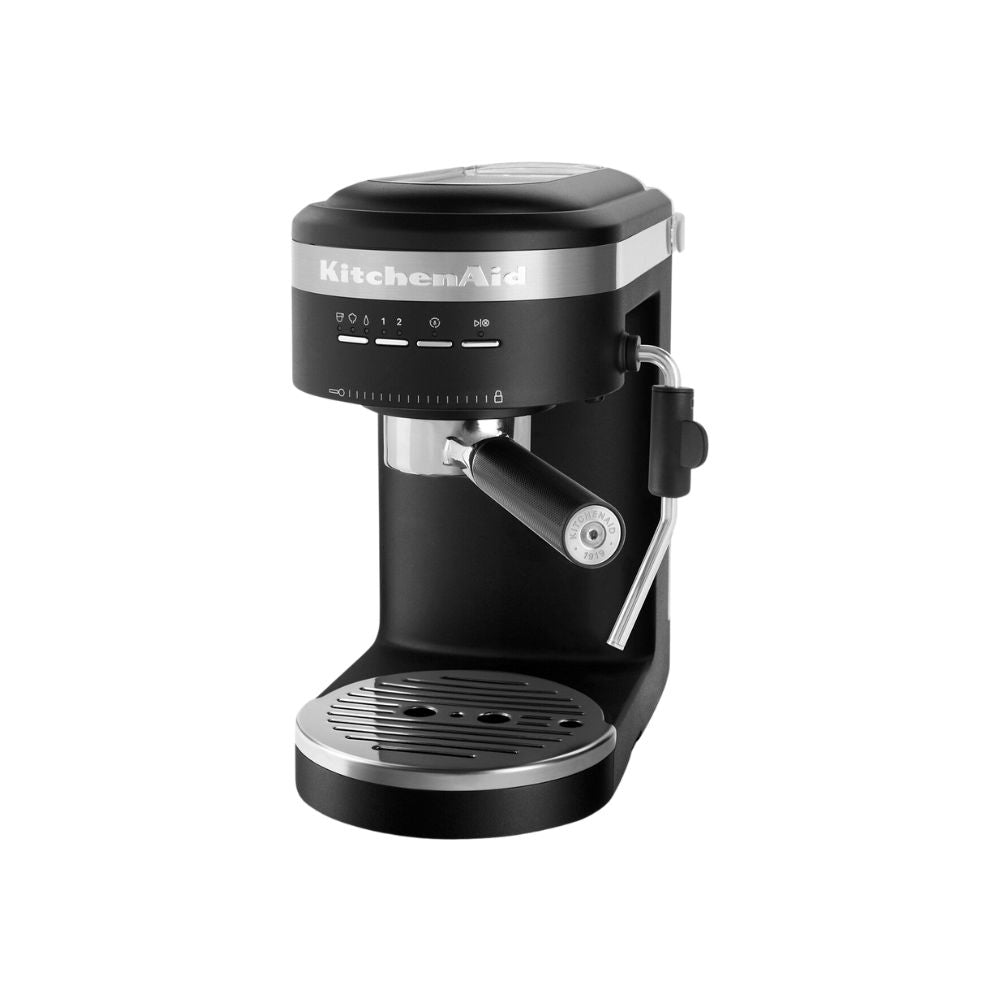 Semi-Automatic Espresso Machine _ Black Matte