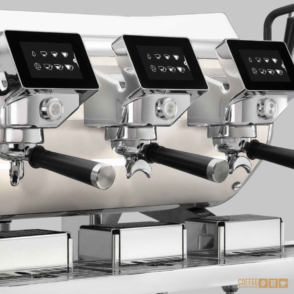 Storm Tempesta SAEP 3 Group Raised Espresso Machine – White & Chrome