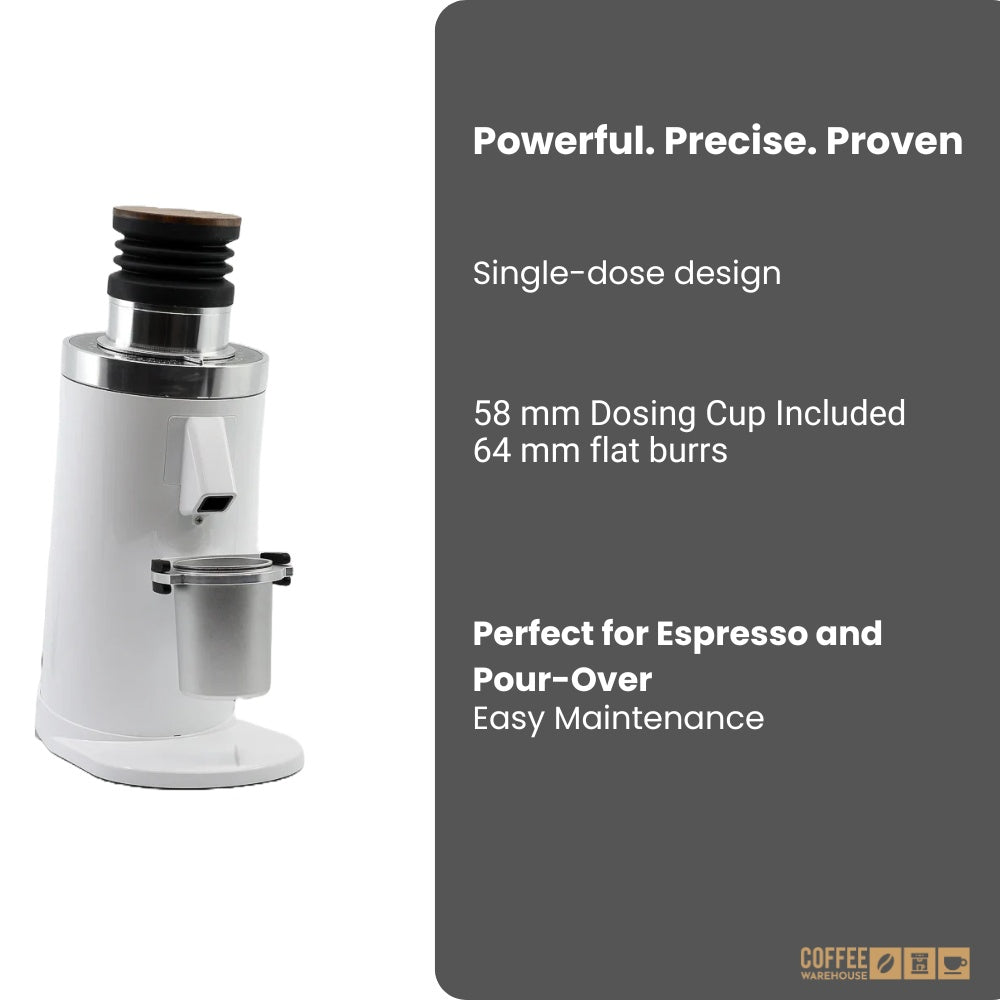 Turin DF64 Gen 2 Single Dose Grinder - White