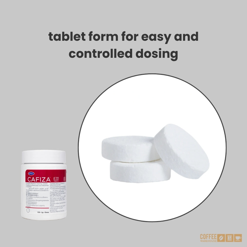 Urnex Cafiza Espresso Machine Cleaner Tablets E31