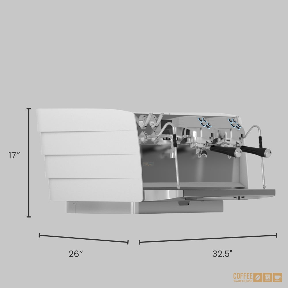 Victoria Arduino Eagle Tempo 2 Group Digit Espresso Machine – White