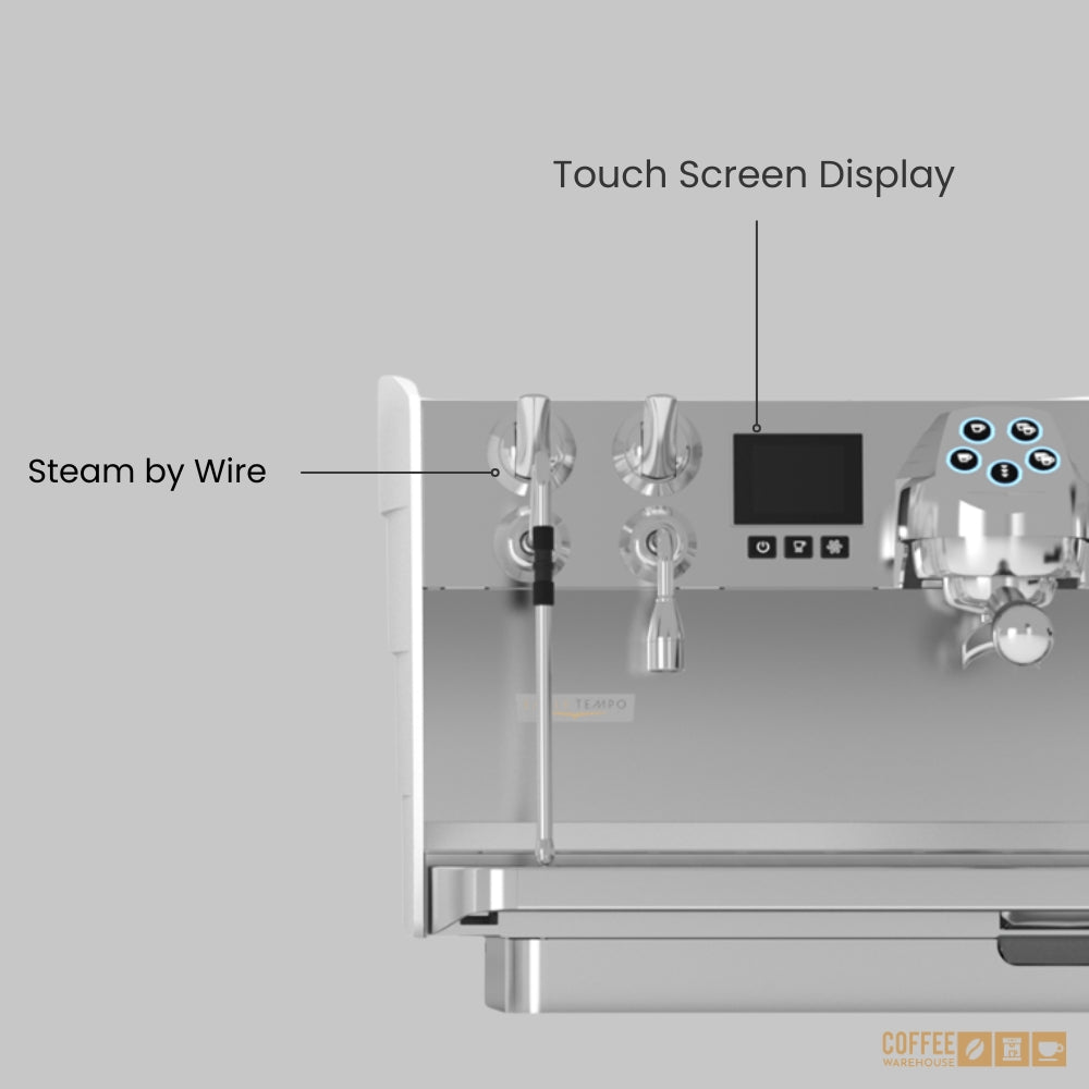Victoria Arduino Eagle Tempo 3 Group Digit Espresso Machine – White