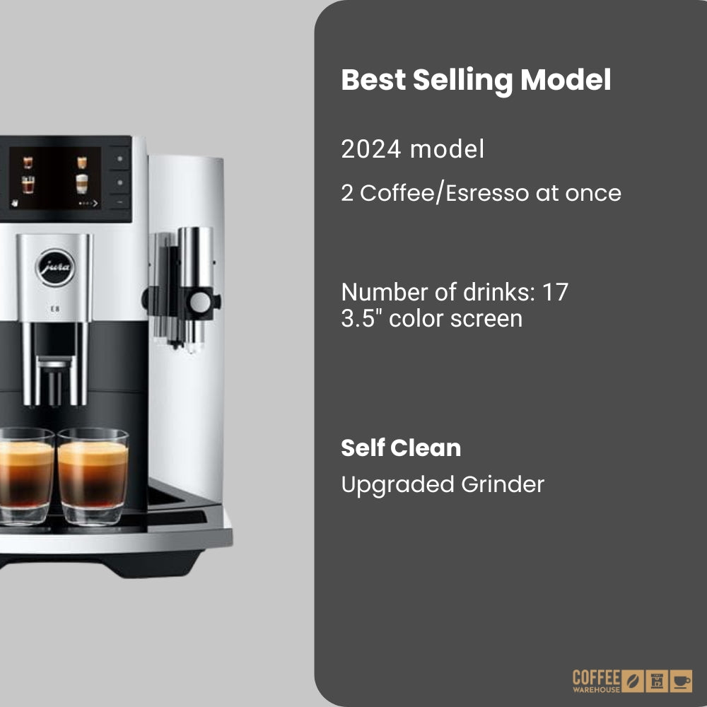 New Jura E8 Chrome - 4th Generation