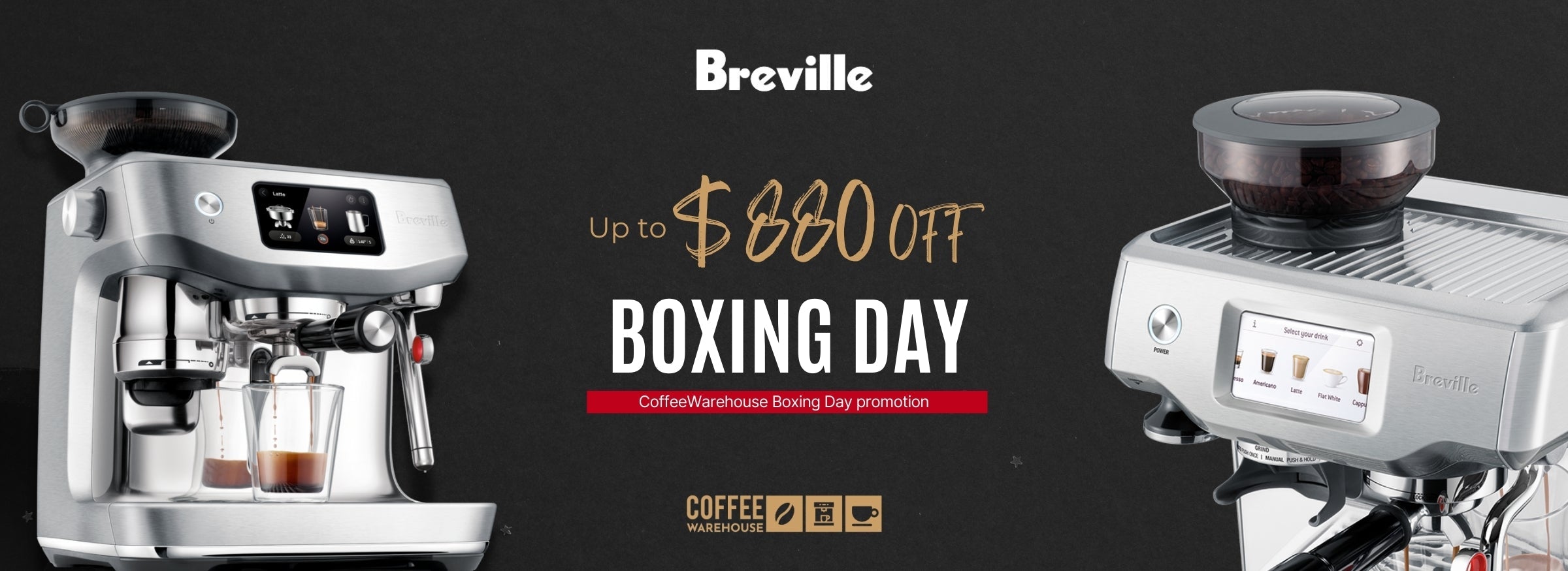 Breville espresso machines Black Friday deals in Canada – CoffeeWarehouse.ca