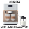 Miele CM6360 Milk Perfection Super Automatic Coffee Machine - Lotus White