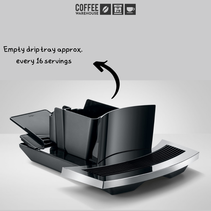 Jura E6 Super Automatic Coffee Machine - Platinum
