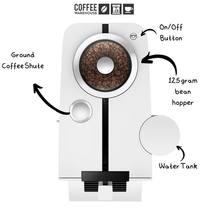 Jura ENA4 Super Automatic Coffee Machine - Nordic White