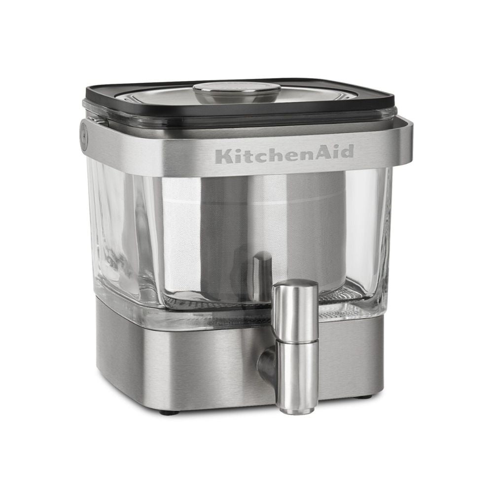 28 oz Cold Brew Coffee Maker _ Brushed Stainless Steel
