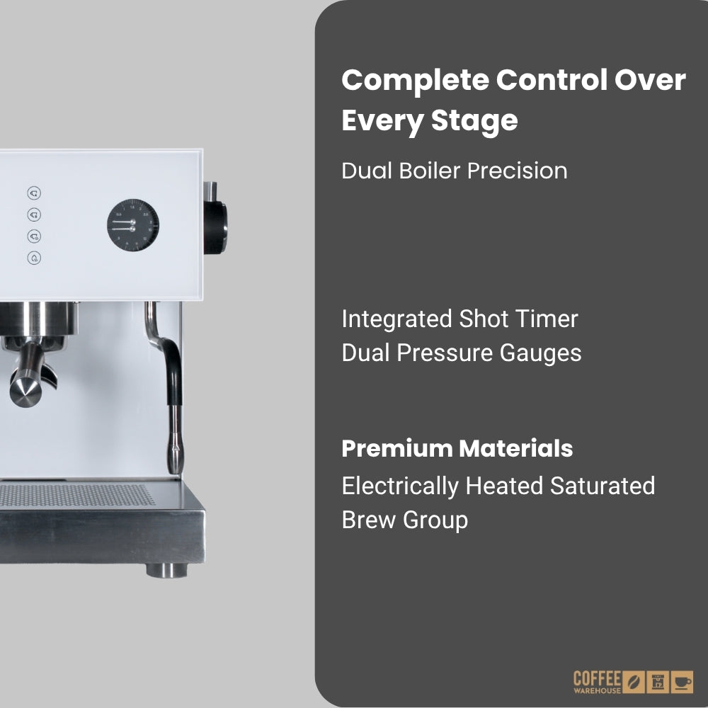 Arkel Coast Espresso Machine – Matte White