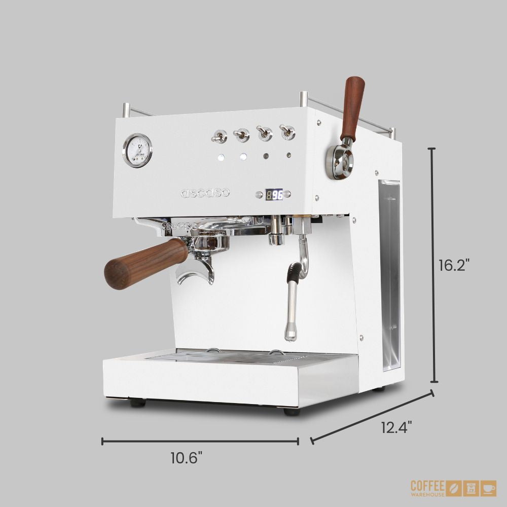 Ascaso Steel Duo Plus Espresso Machine – White 15A