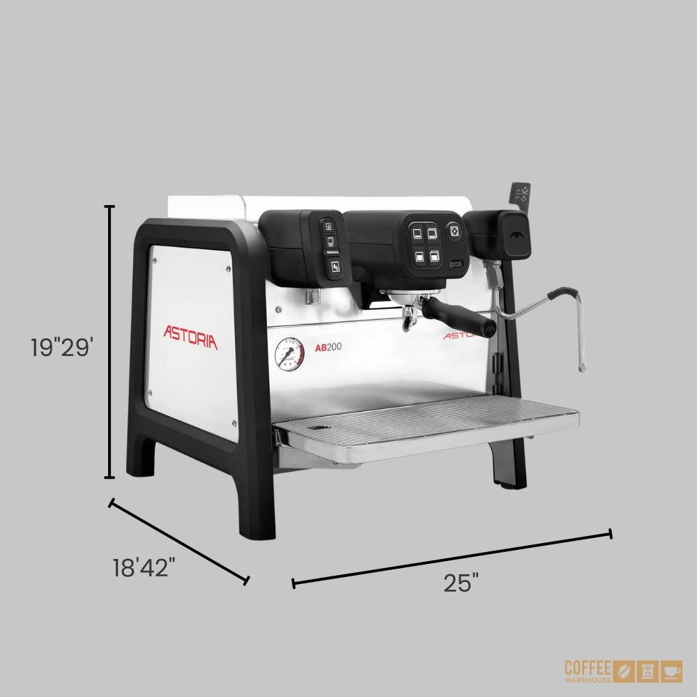 Astoria AB 200 1 group Semi-Automatic 110V Espresso Machine - Black