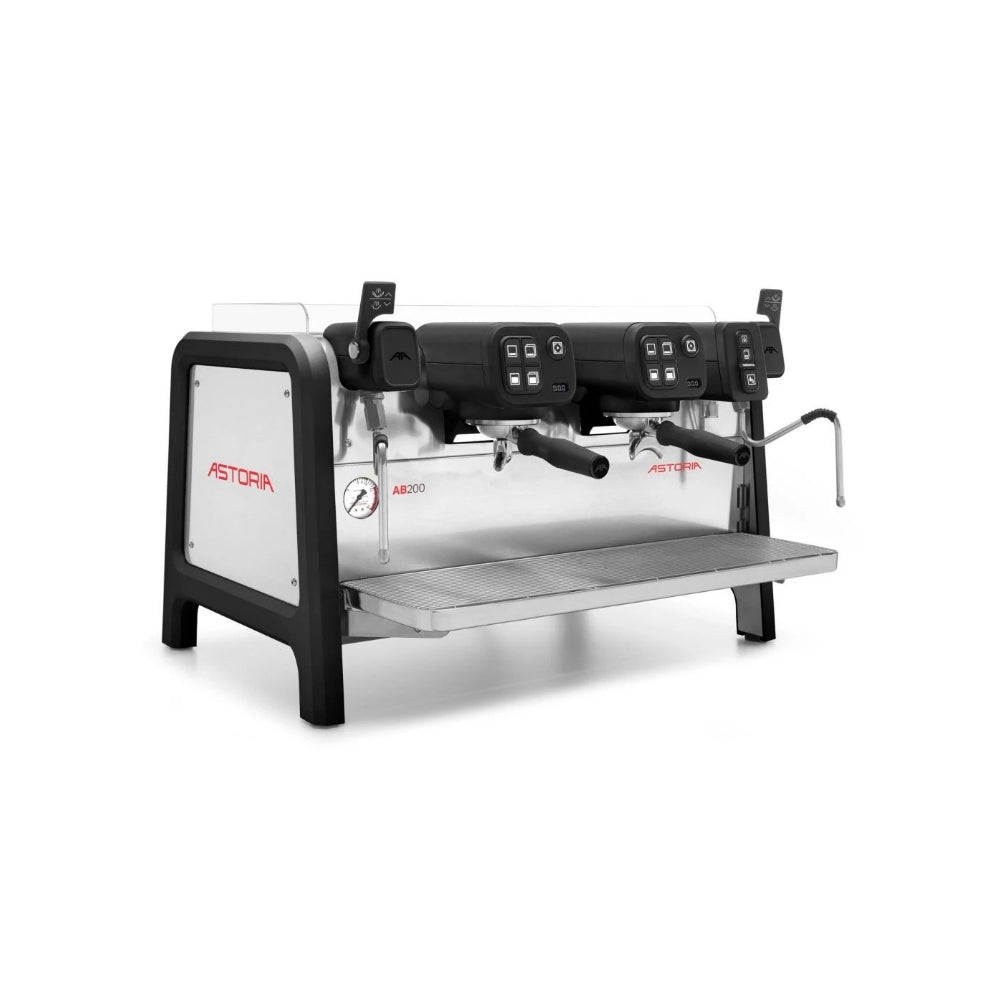 Astoria AB 200 Autosteamer Plus 2-Group Semi-Automatic Espresso Machine with Smart Milk System -Black