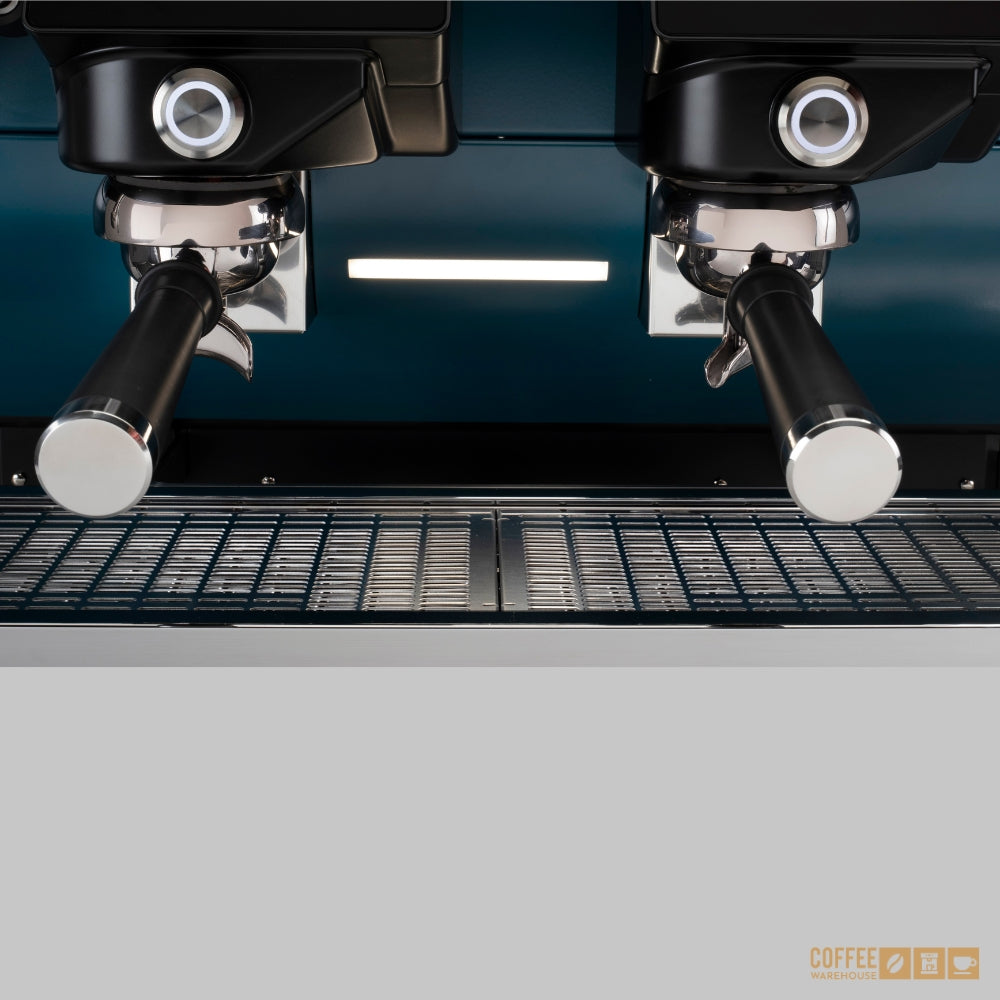 Barista Attitude Pilot SAE 2 Group Raised Espresso Machine – Blue & Black