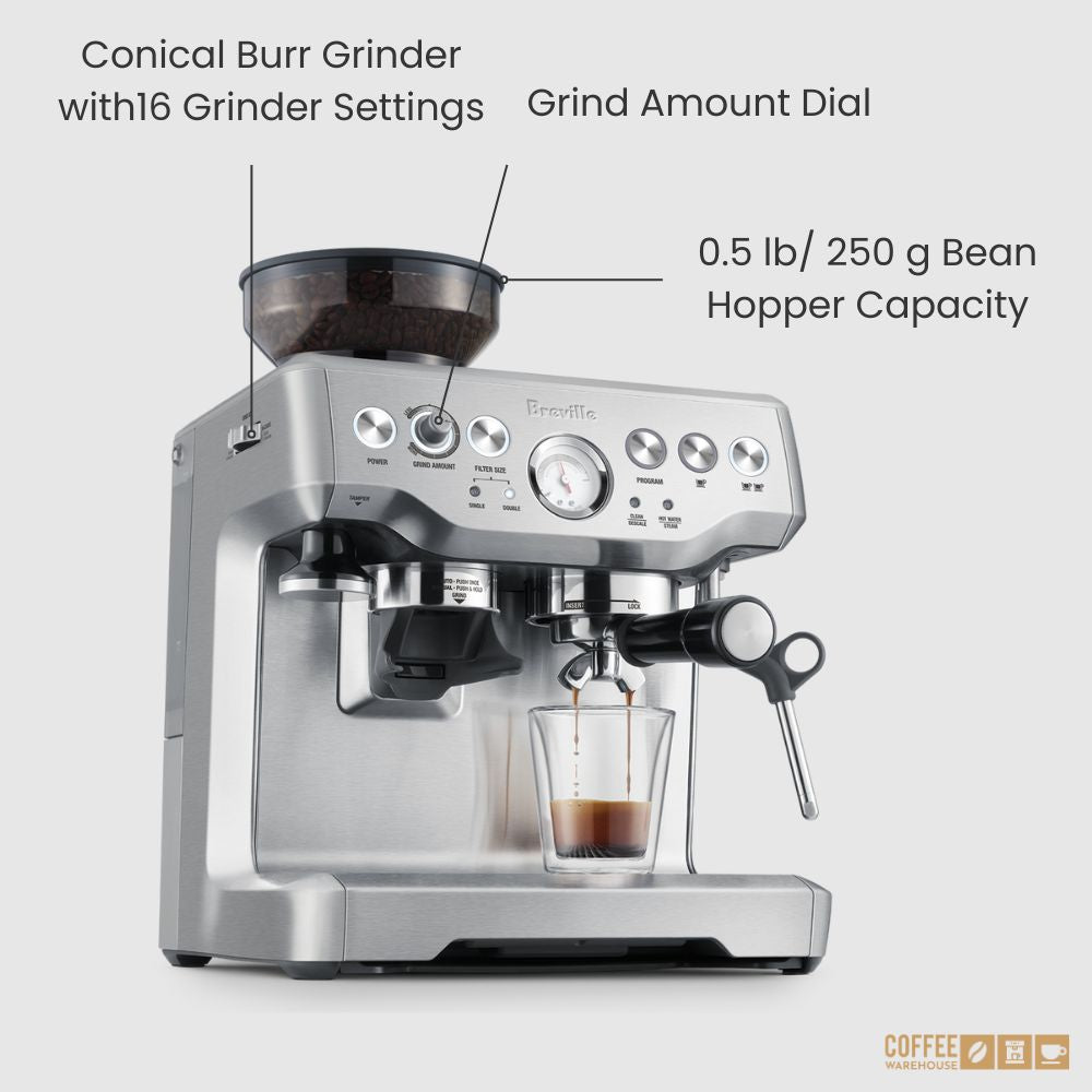 Breville Barista Express Home Espresso Machine Built-in Grinder