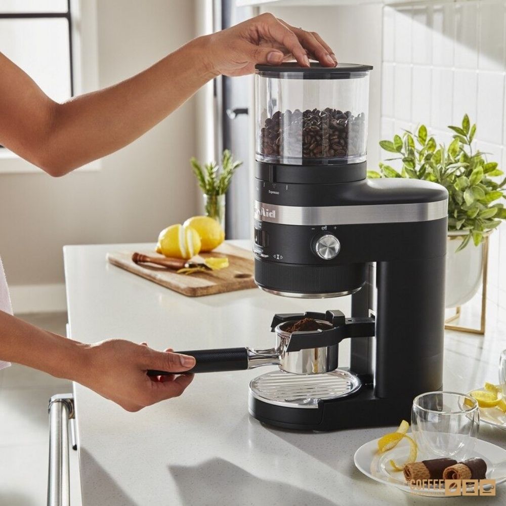 Burr Coffee Grinder _ Black Matte