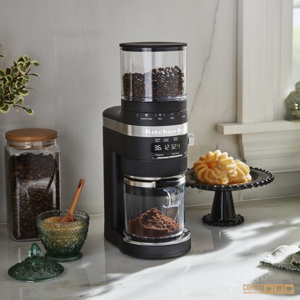 Burr Coffee Grinder _ Black Matte