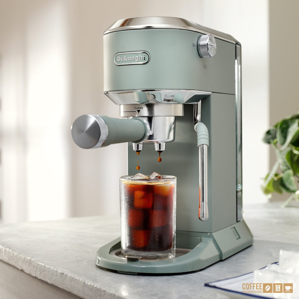 De'Longhi Dedica Duo Espresso Machine with Cold Brew - Pistachio