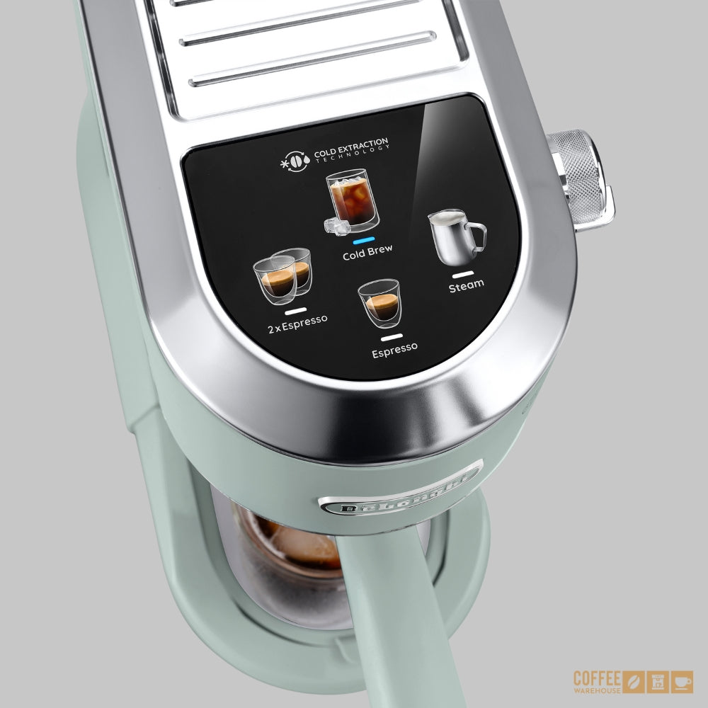 De'Longhi Dedica Duo Espresso Machine with Cold Brew - Pistachio