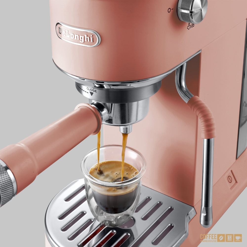 De'Longhi Dedica Duo Espresso Machine with Cold Brew - Rosé