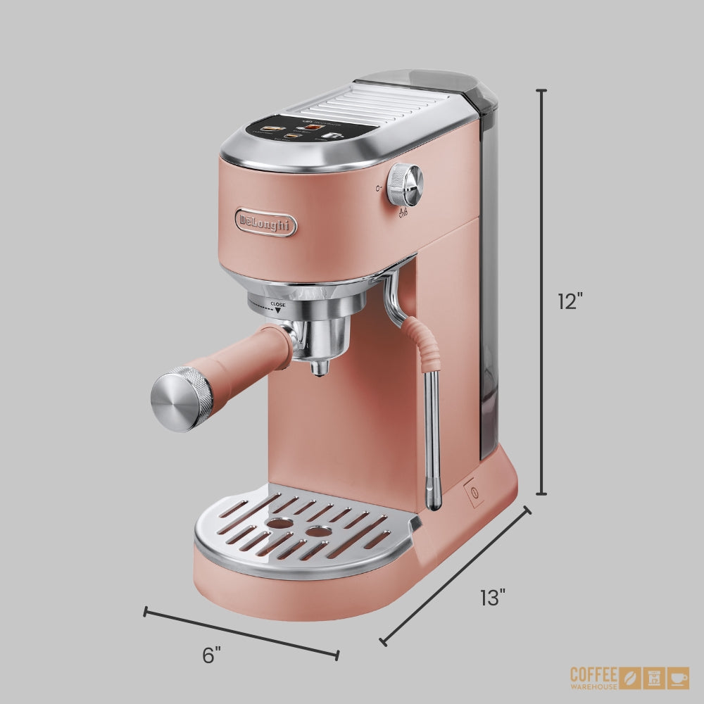 De'Longhi Dedica Duo Espresso Machine with Cold Brew - Rosé