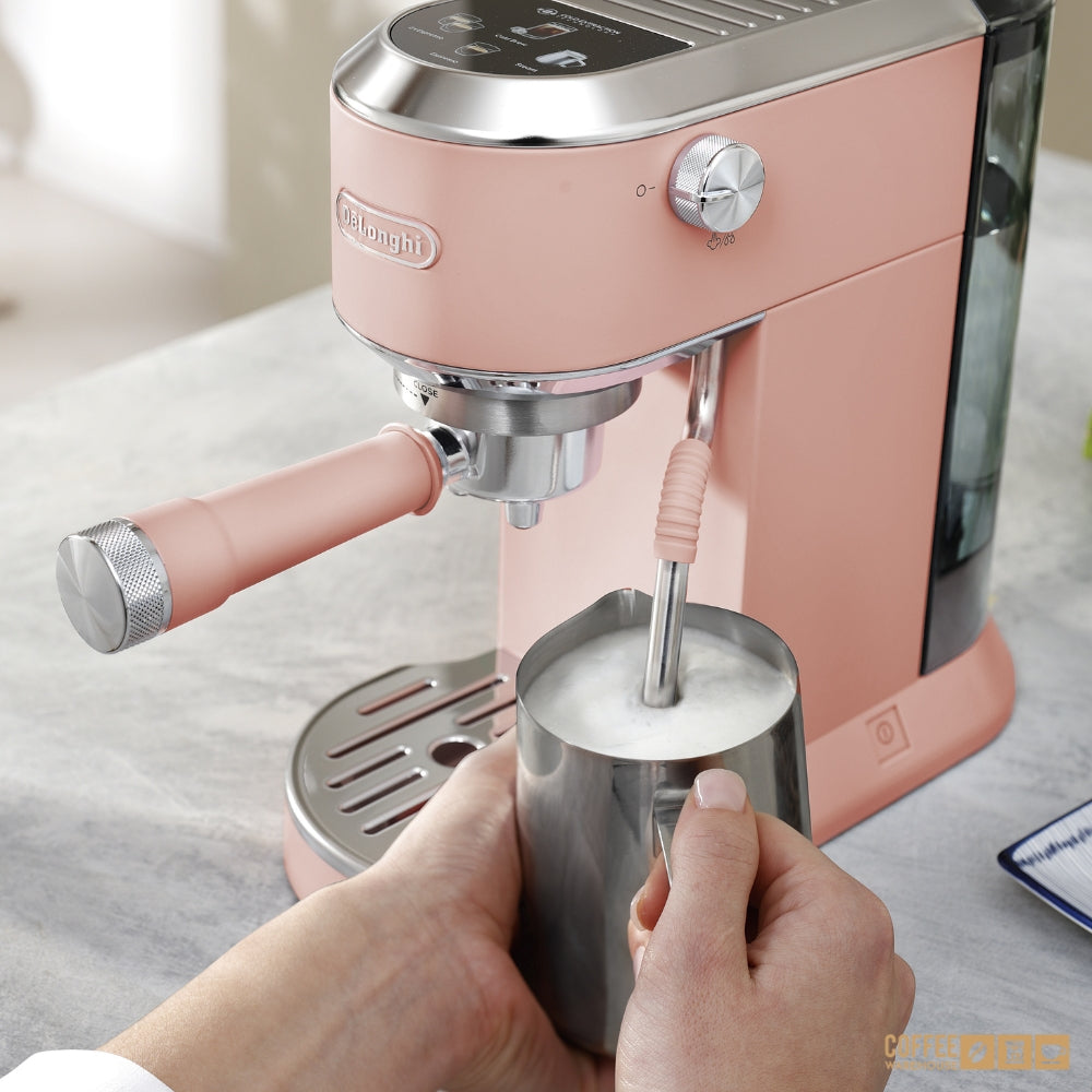De'Longhi Dedica Duo Espresso Machine with Cold Brew - Rosé