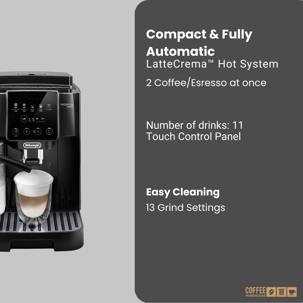 De’Longhi Magnifica Start Espresso Machine with LatteCrema System - Black