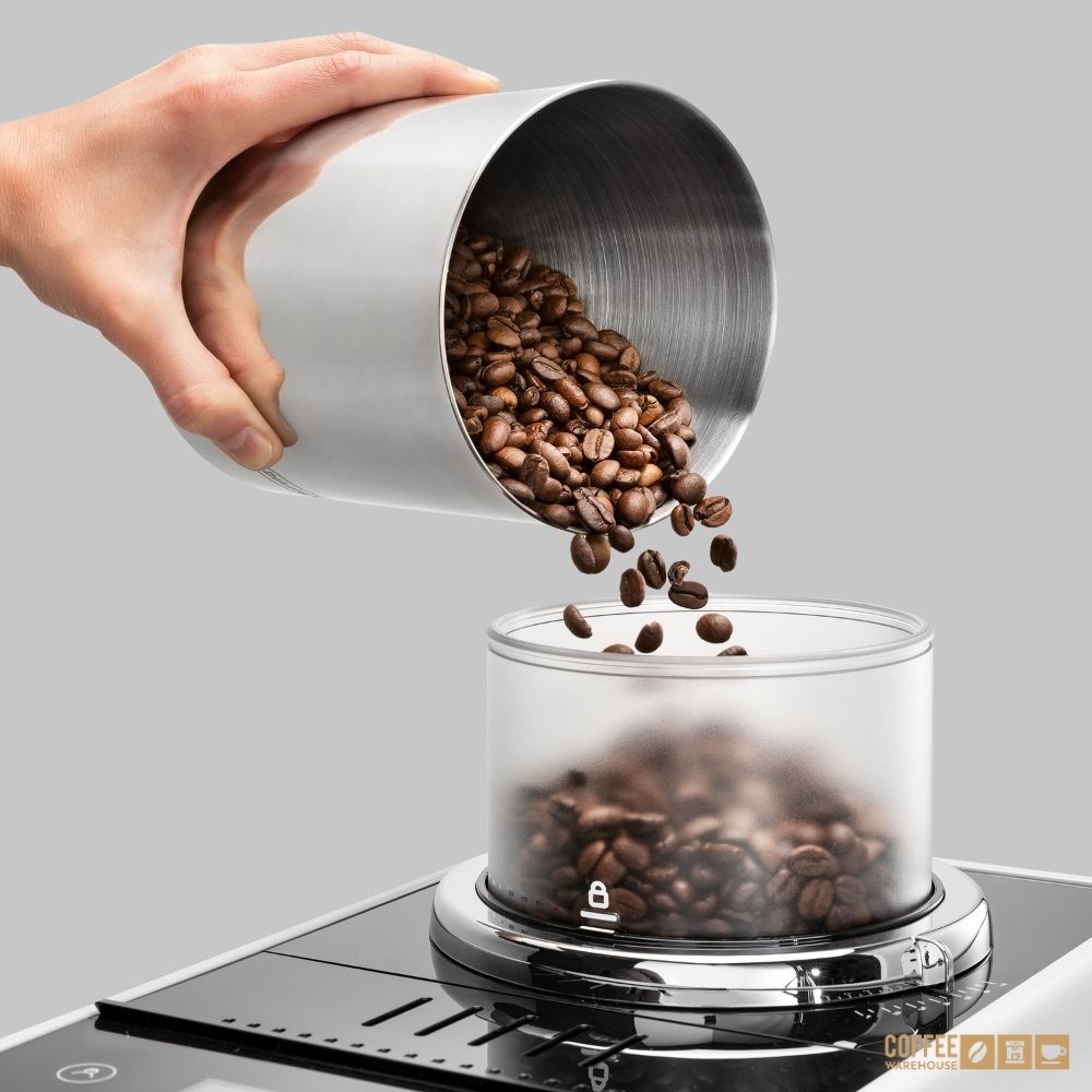 De'Longhi Rivelia Automatic Espresso Machine – Arctic White