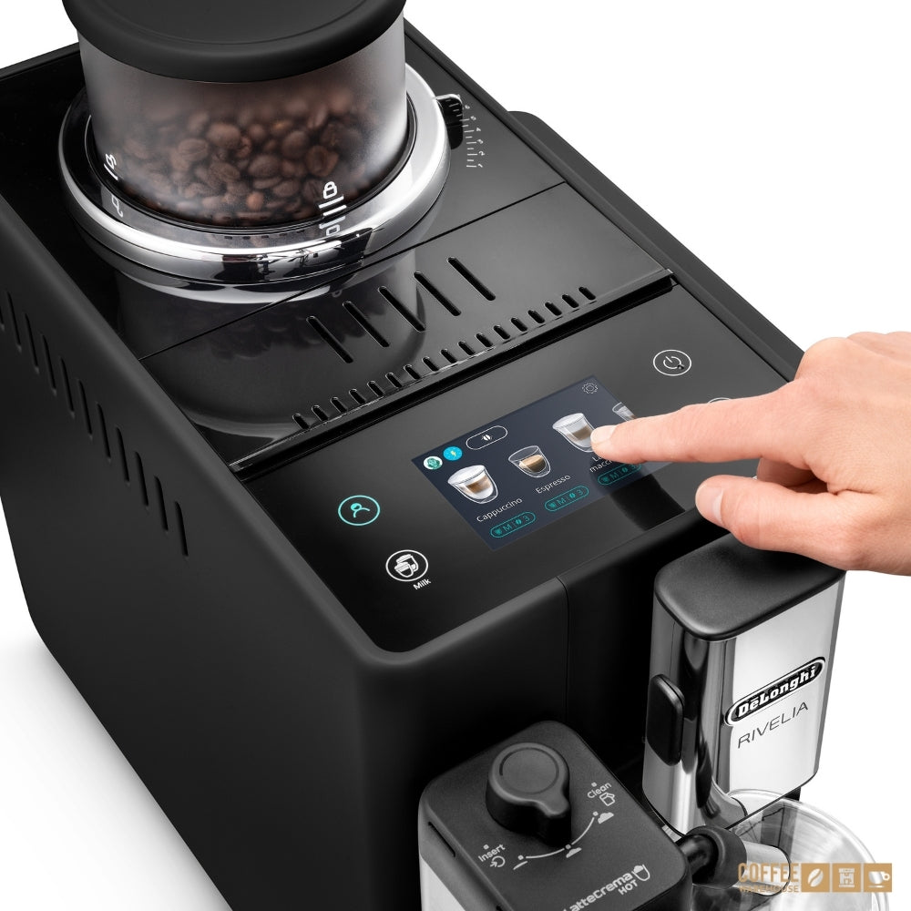 De'Longhi Rivelia Automatic Espresso Machine – Onyx Black