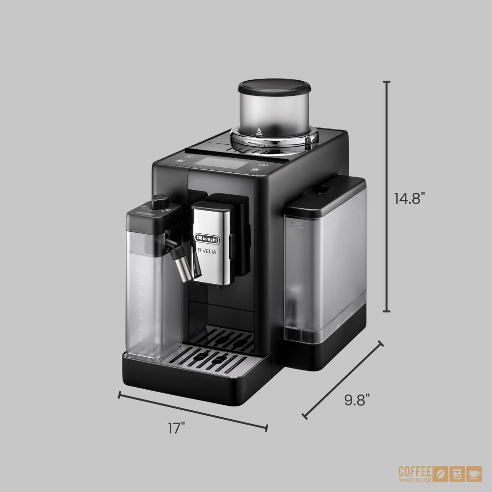 De'Longhi Rivelia Automatic Espresso Machine – Onyx Black