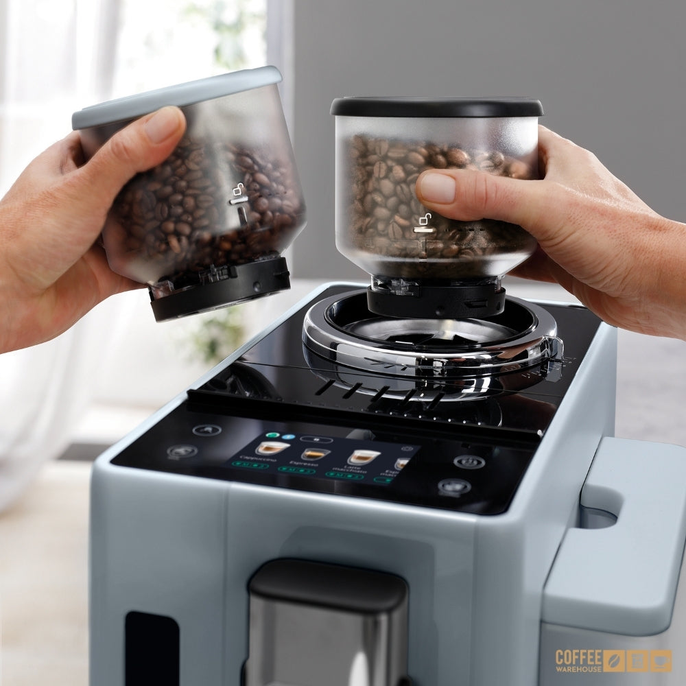 De'Longhi Rivelia Automatic Espresso Machine – Pebble Grey