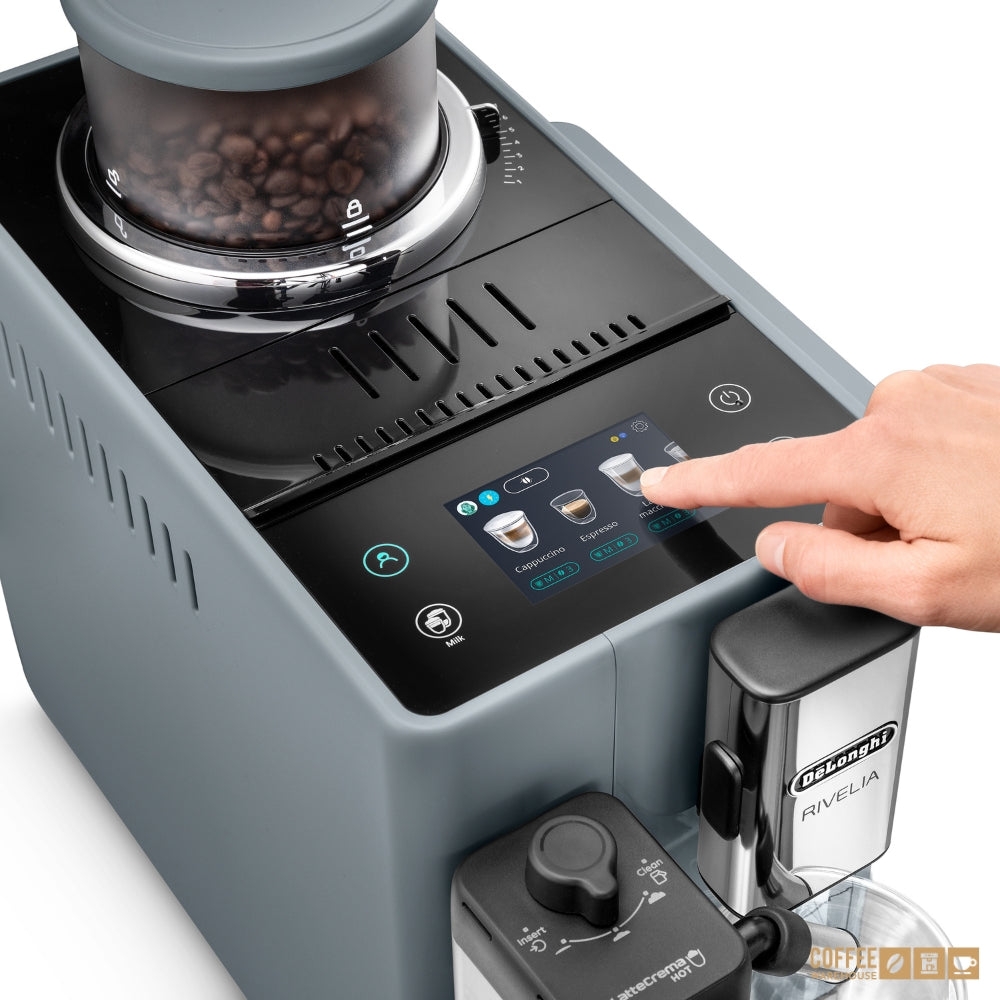 De'Longhi Rivelia Automatic Espresso Machine – Pebble Grey