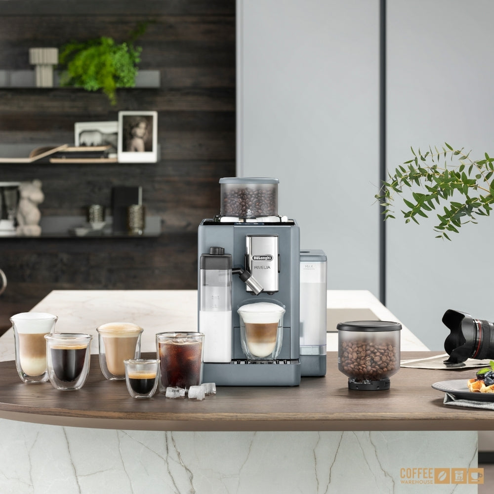 De'Longhi Rivelia Automatic Espresso Machine – Pebble Grey