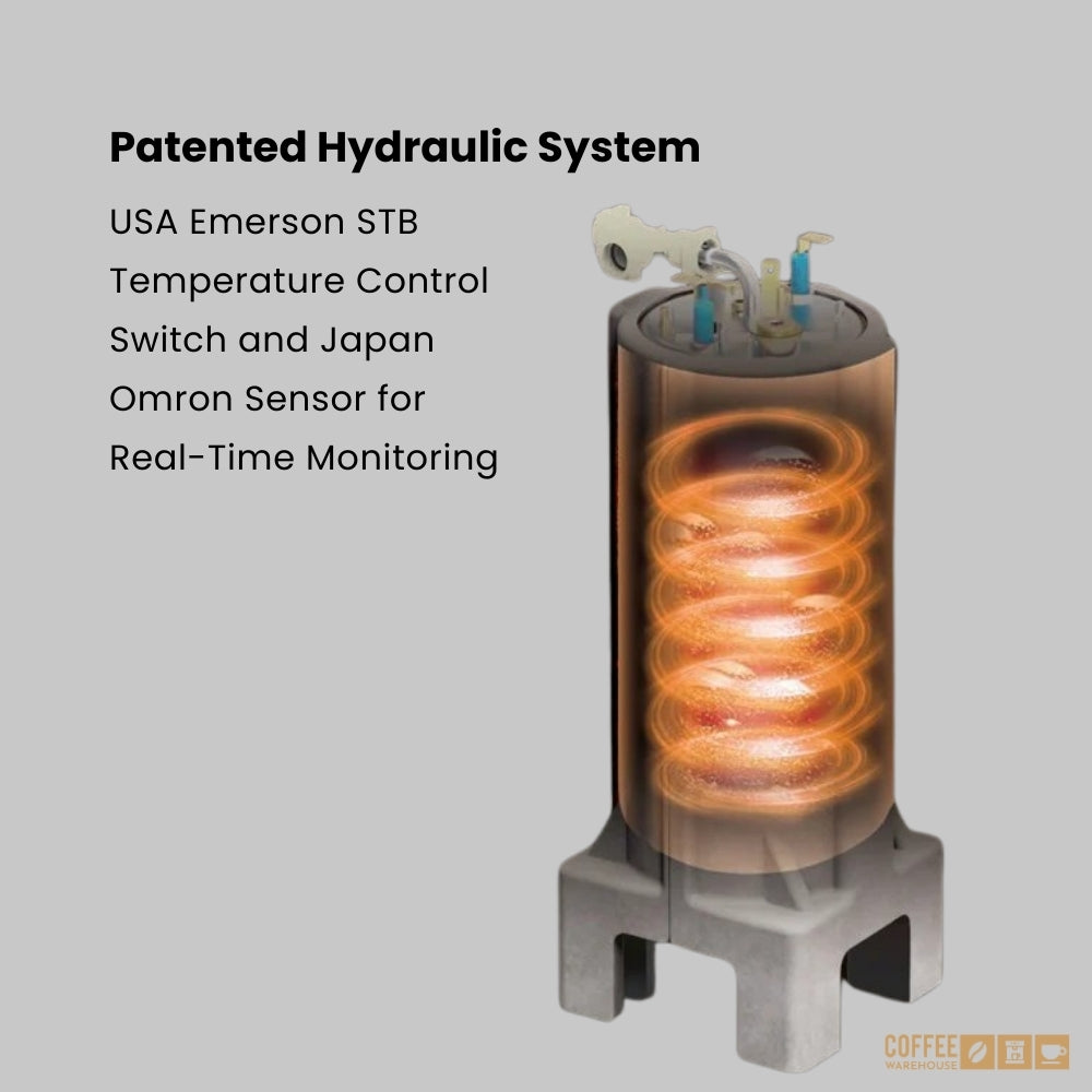 E.D. prime Bean Master Fully Automatic Coffee Machine + Milk Fridge