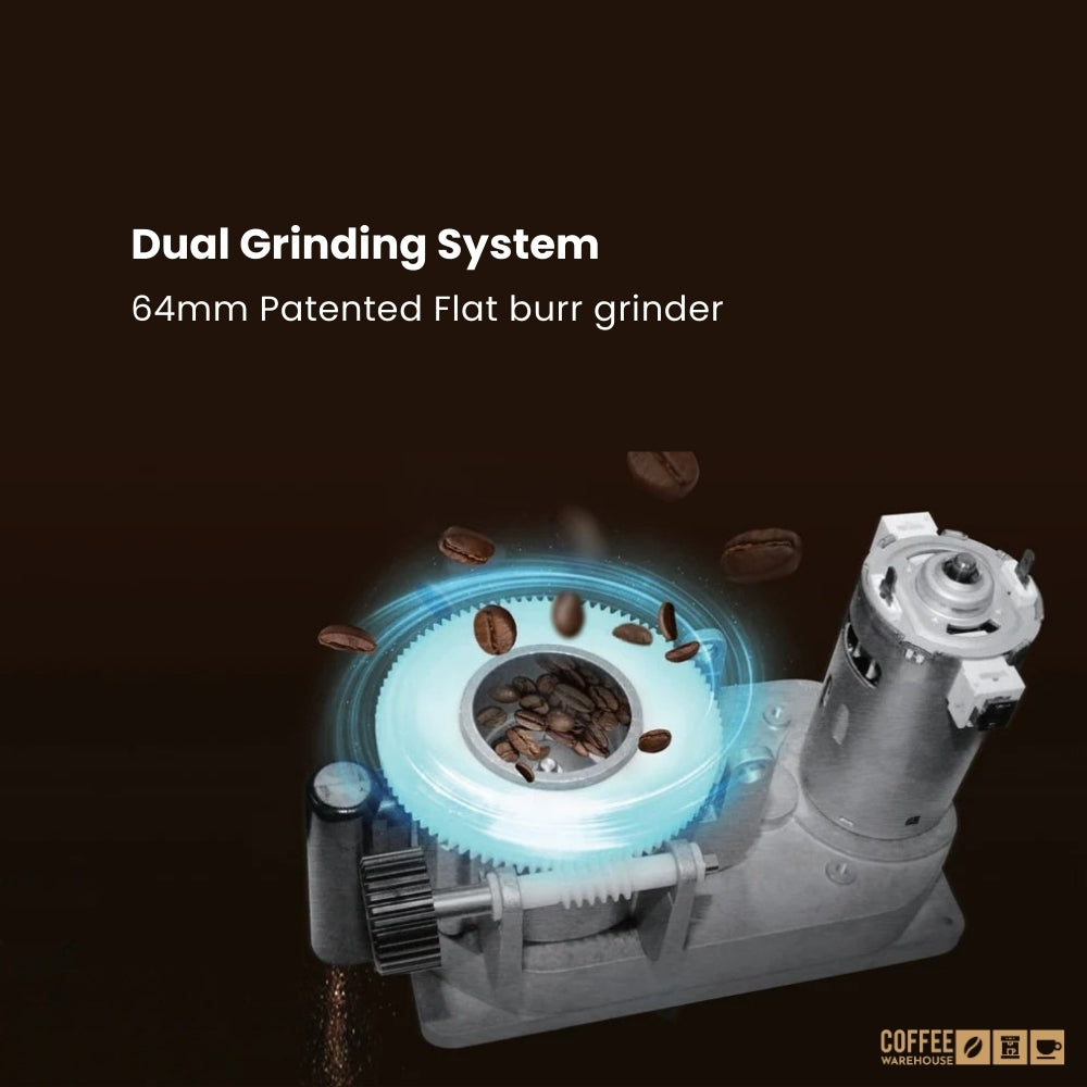 E.D. prime Bean Master Fully Automatic Coffee Machine + Milk Fridge