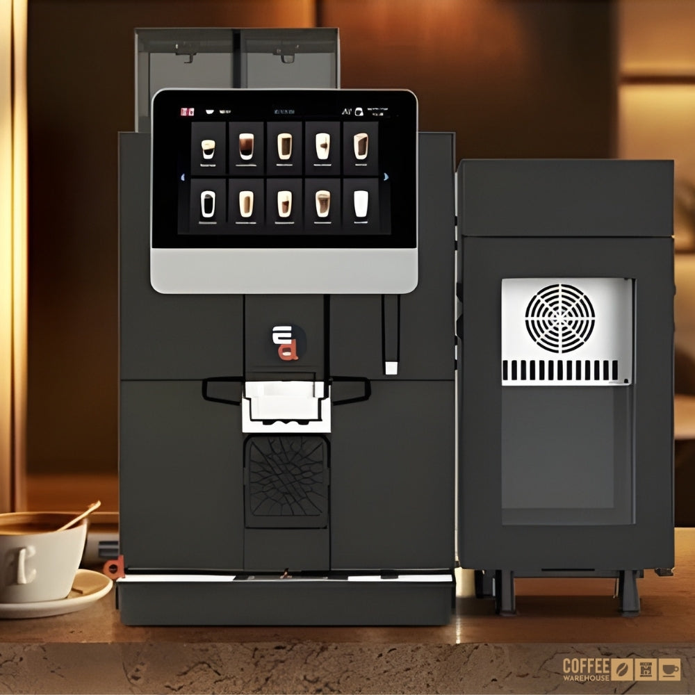 E.D. prime Bean Master Fully Automatic Coffee Machine + Milk Fridge