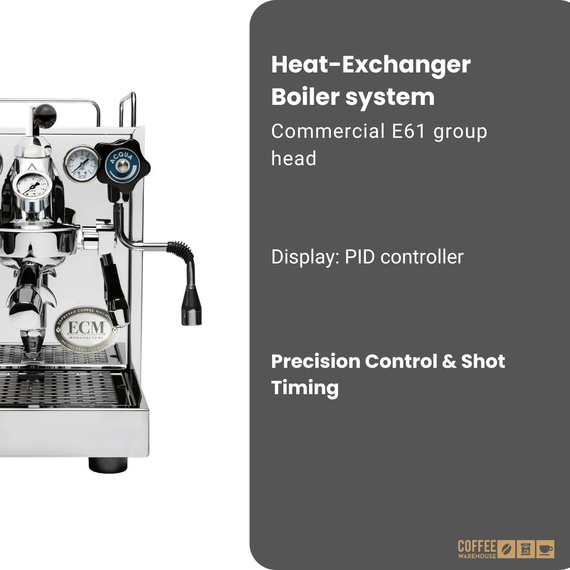 ECM Mechanika Slim PID Espresso Machine