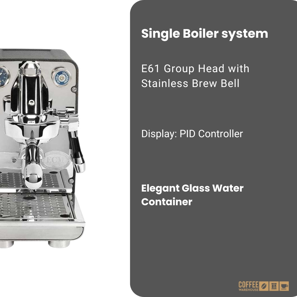 ECM Puristika Espresso Machine - Stainless Steel