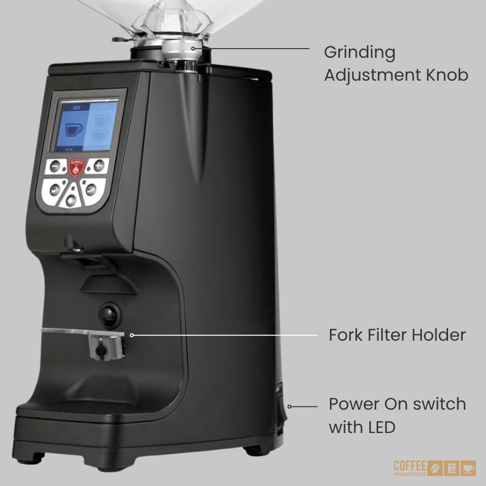 Eureka Atom-60 Digital Grinder - Black