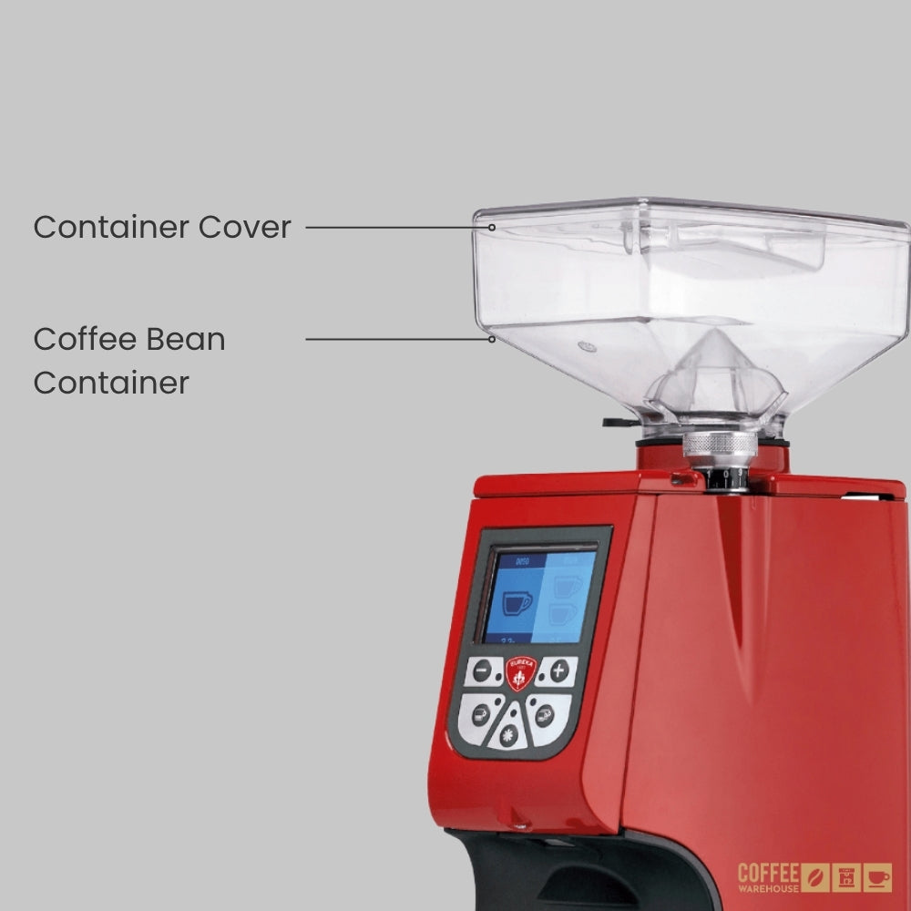Eureka Atom-60 Digital Grinder - Red