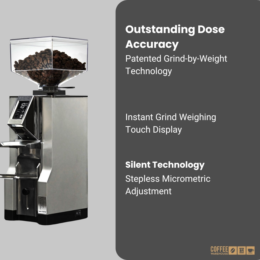 Eureka Mignon Libra-55 Digital Grinder - Chrome