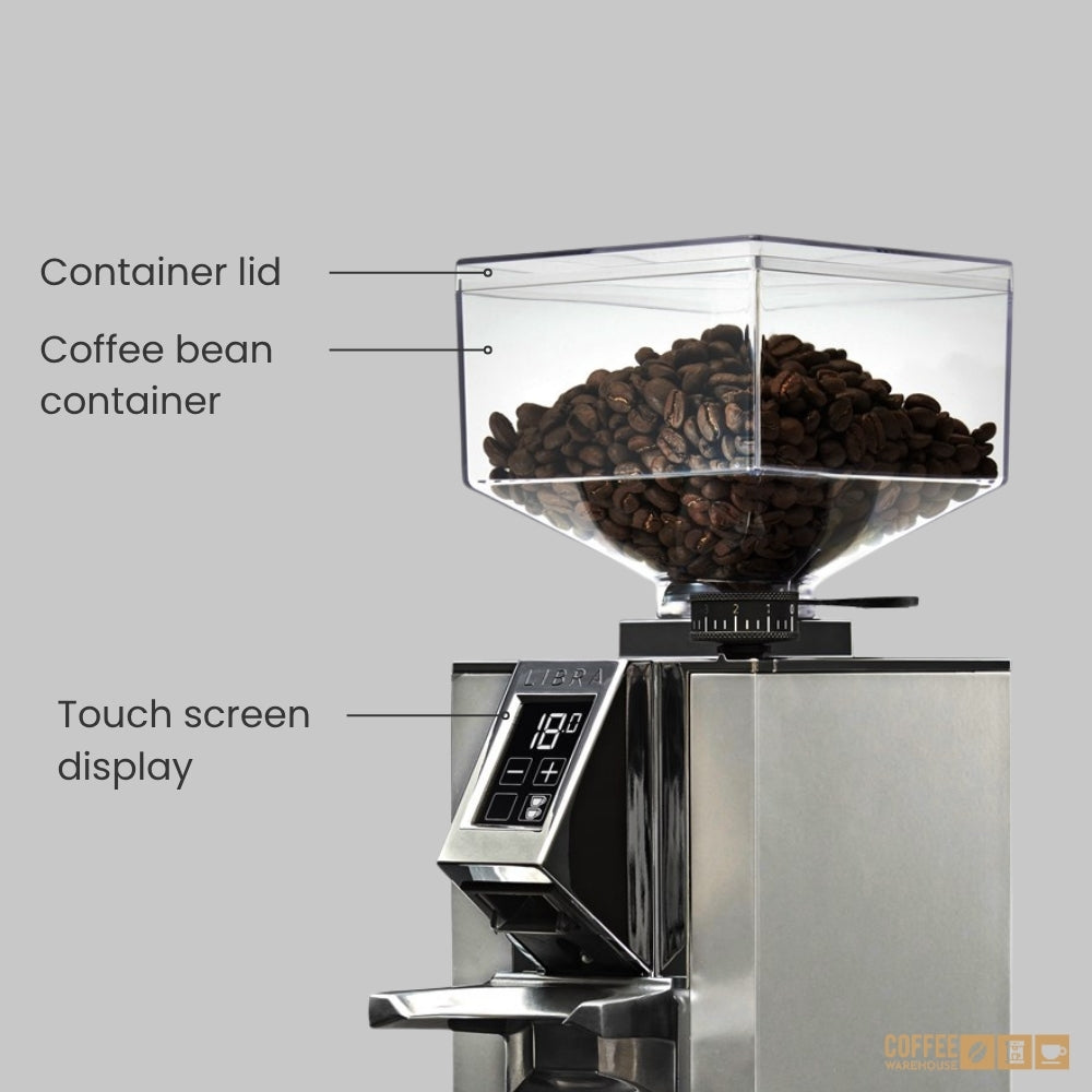 Eureka Mignon Libra-55 Digital Grinder - Chrome