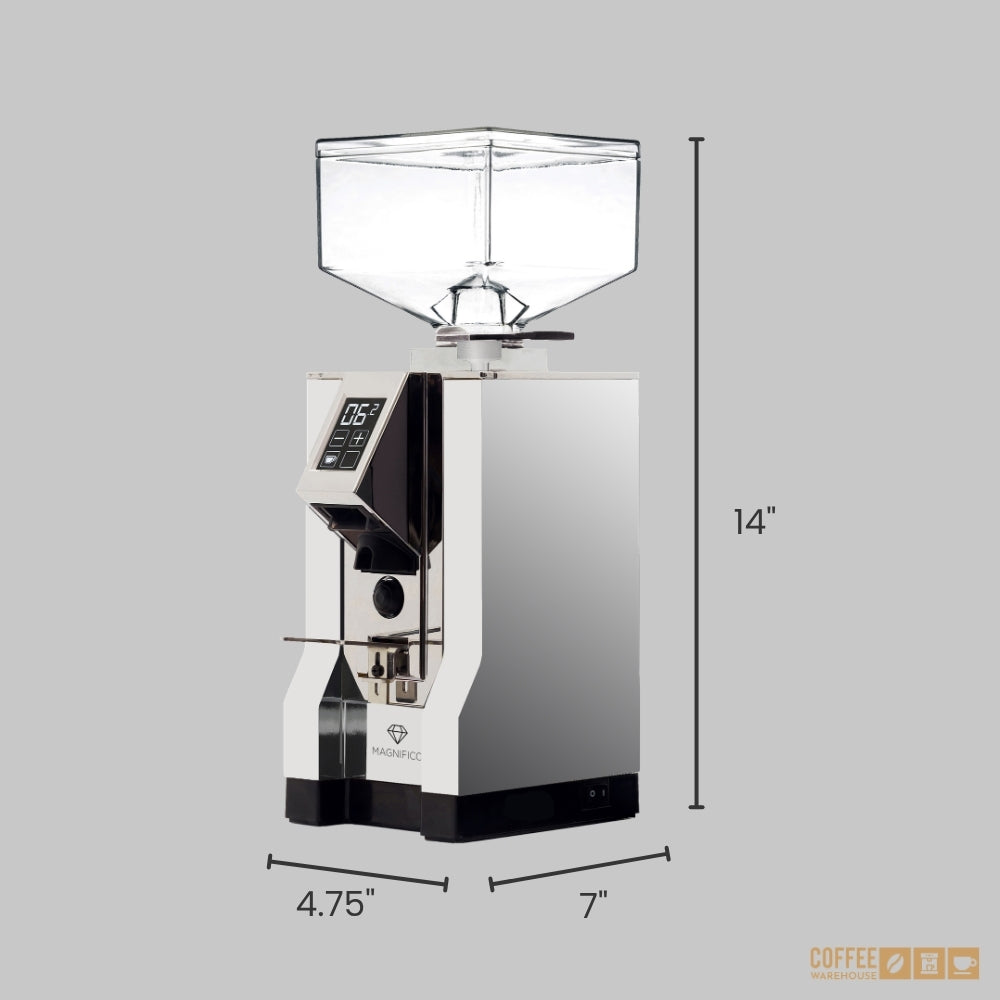 Eureka Mignon Magnifico-55 Digital Grinder - Chrome